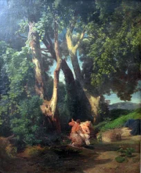Centauro e ninfa